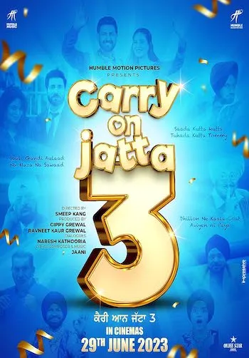 Carry On Jatta 3 (2023) Punjabi 720p 480p WEB-DL